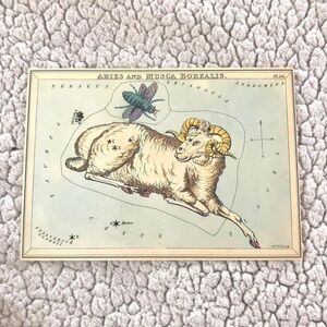 Vintage Aries Zodiac Illustration